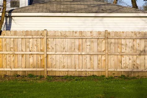 putting up wooden fence